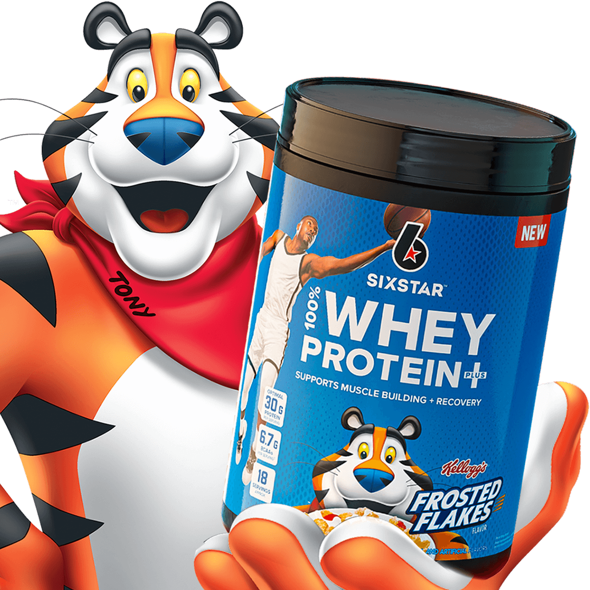 SIXSTAR 100% Whey Protein Plus Kellogg's Frosted Flakes