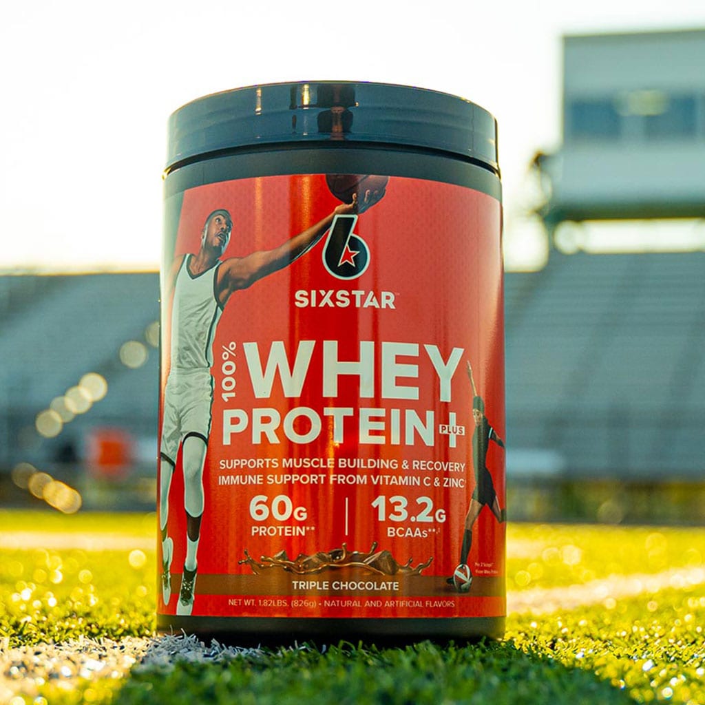 On the field with 100% Whey Protein Plus
