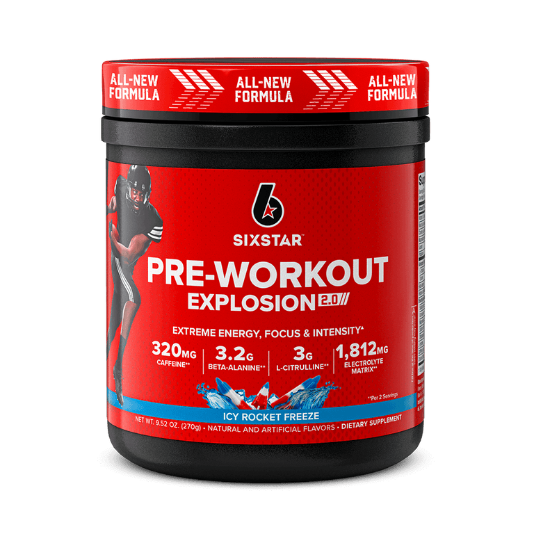 Preworkout Explosion 2.0 [Intense Pre Workout] SIXSTAR