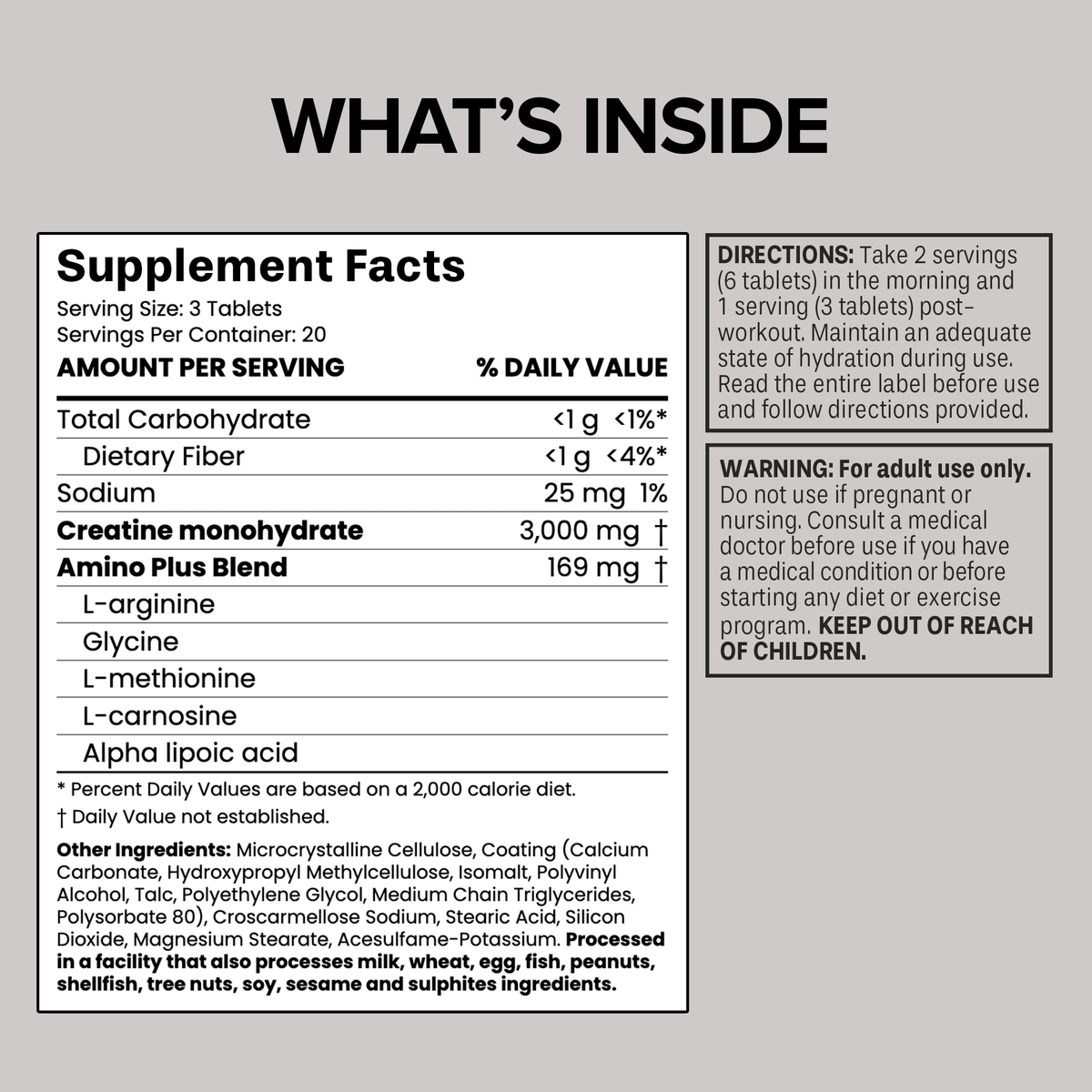 Creatine X3 Pill
