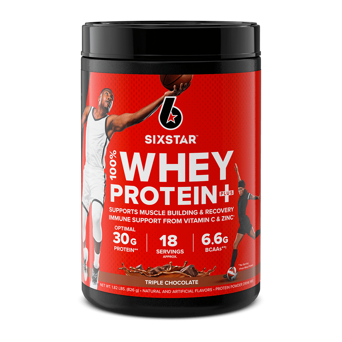 100% Whey Protein Plus - Triple Chocolate (Front)