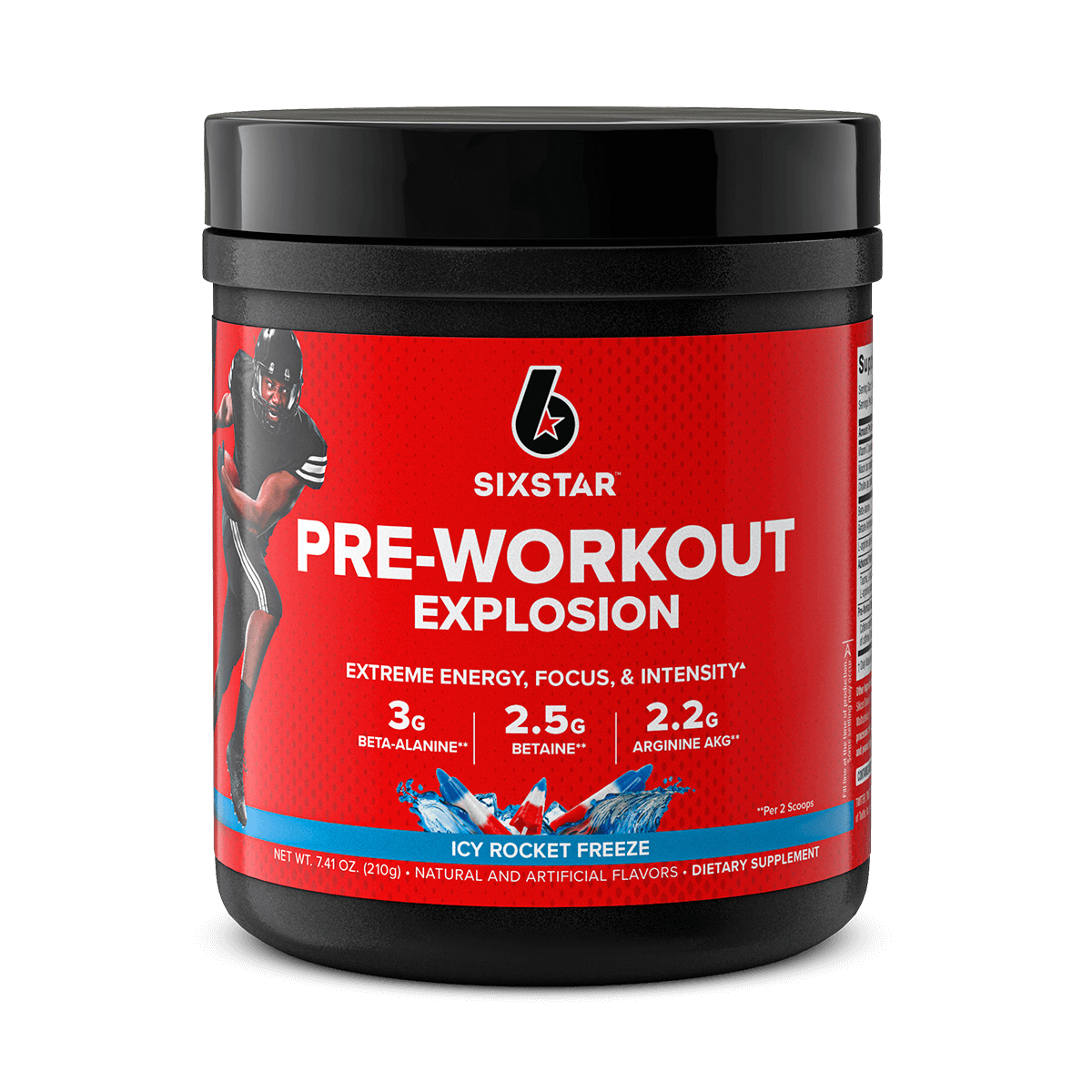 Pre-Workout Explosion - Icy Rocket Freeze (Front)