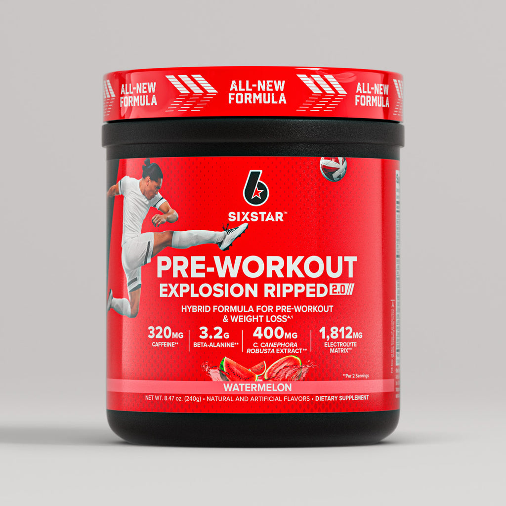 Preworkout Explosion Ripped 2.0 [Preworkout for Weight Loss] SIXSTAR