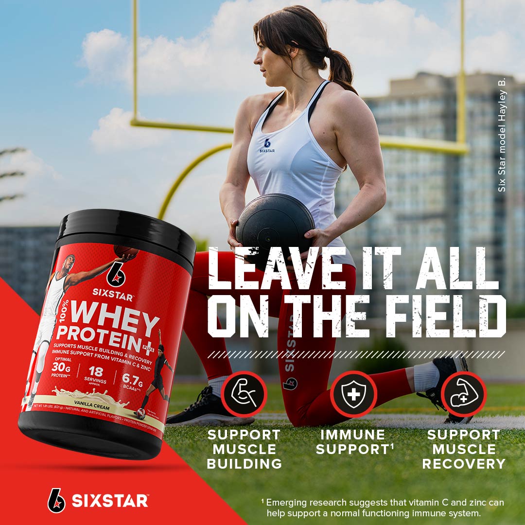 100% Whey Protein Plus: Leave It All On The Field