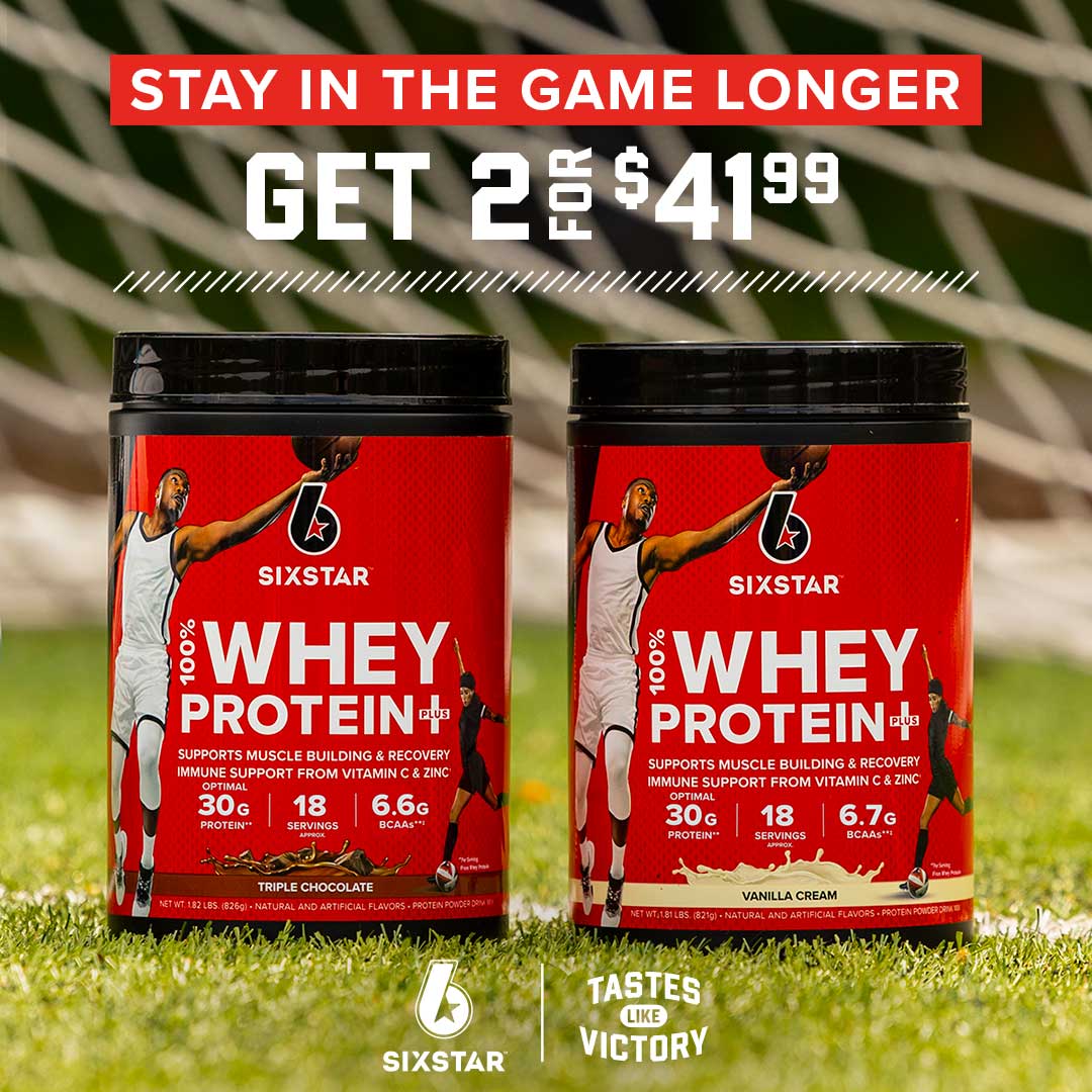 100% Whey Protein Plus: Stay In The Game Longer